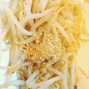 電子レンジもやし(^^)withたっぷり白ゴマ♪